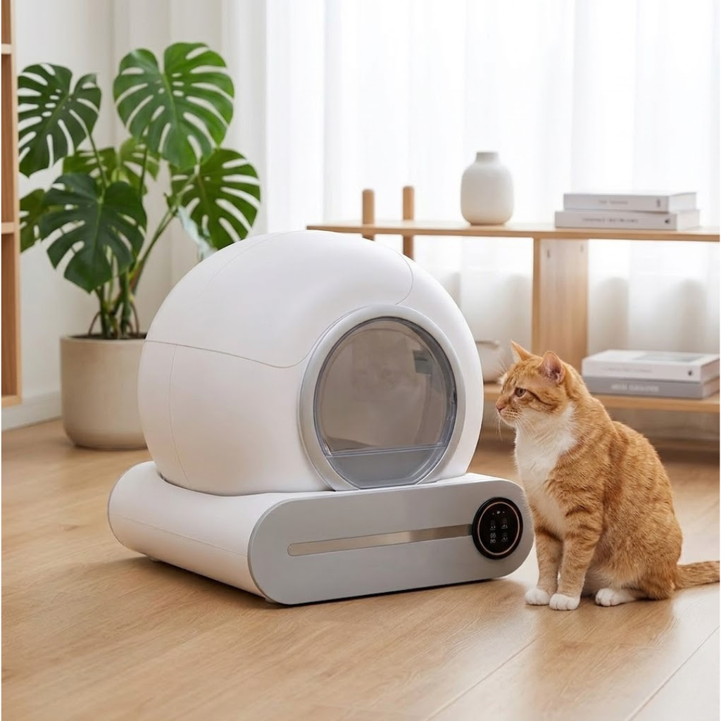 Selbstreinigende Premium-Katzentoilette