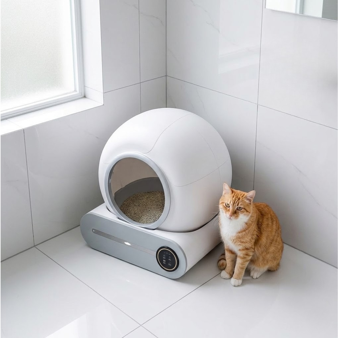 Selbstreinigende Premium-Katzentoilette