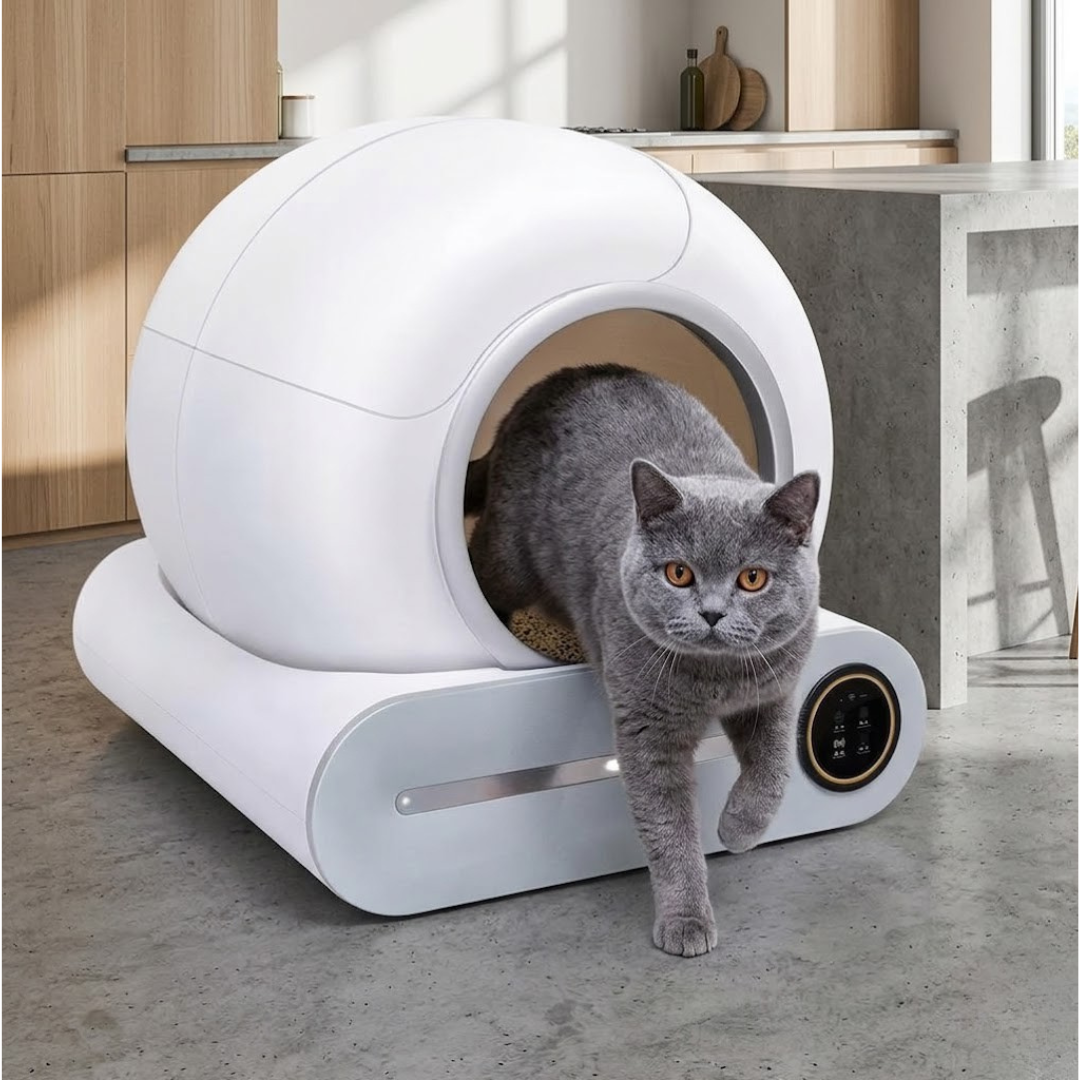 Selbstreinigende Premium-Katzentoilette