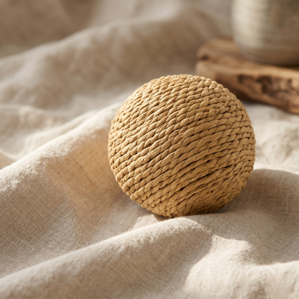Robuster Kratzball aus Natur-Sisal
