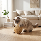 Robuster Kratzball aus Natur-Sisal