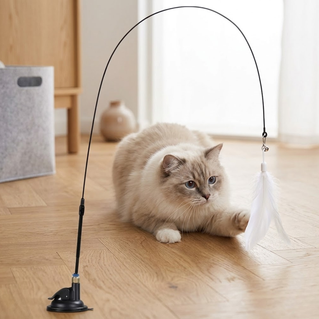 Katzenspielzeug Feder Interaktiv
