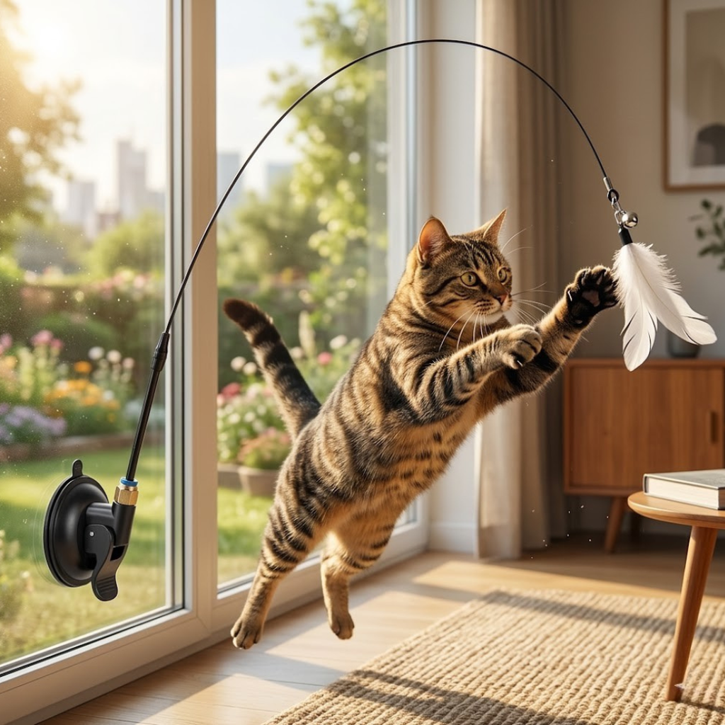 Katzenspielzeug Feder Interaktiv