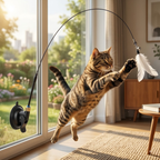 Katzenspielzeug Feder Interaktiv