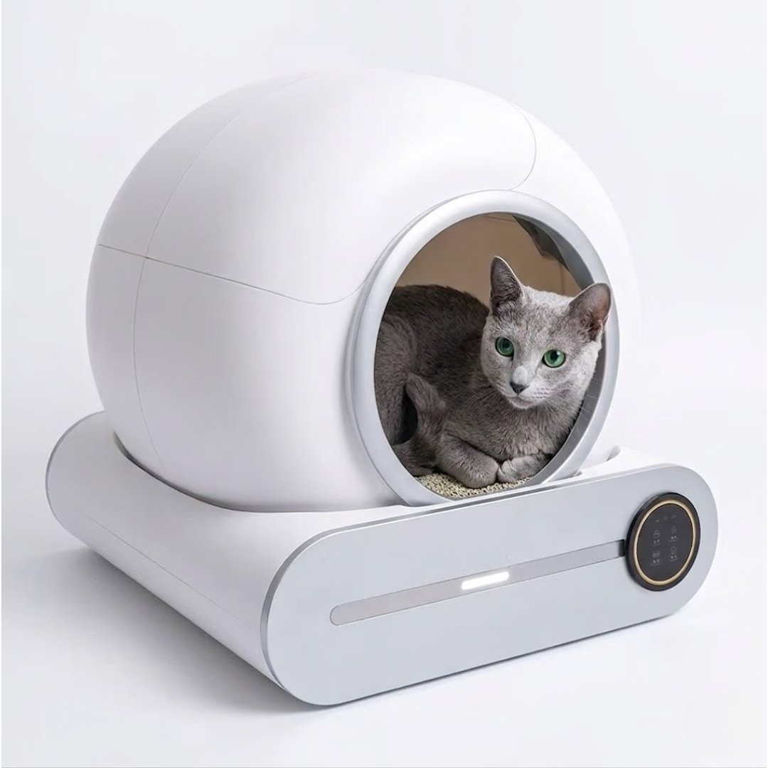 Selbstreinigende Premium-Katzentoilette