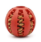 Befüllbarer Snack-Ball für Hunde – Interaktives Spielzeug aus robustem Gummi