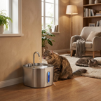 Hochwertiger Edelstahl Katzenbrunnen