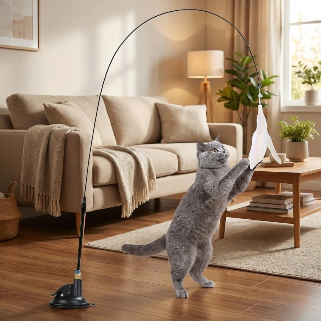 Katzenspielzeug Feder Interaktiv