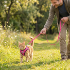 Katzengeschirr - Katzenleine Verstellbar