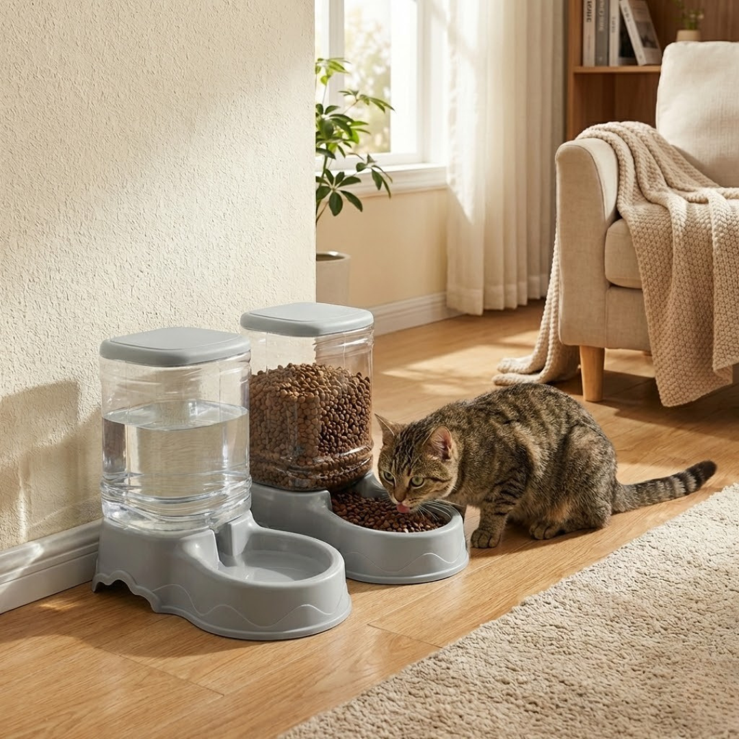 Automatischer Futternapf für Wasser und Futter