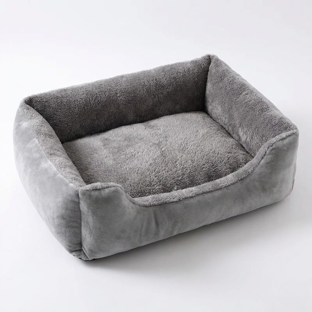 Flauschiges Katzenbett