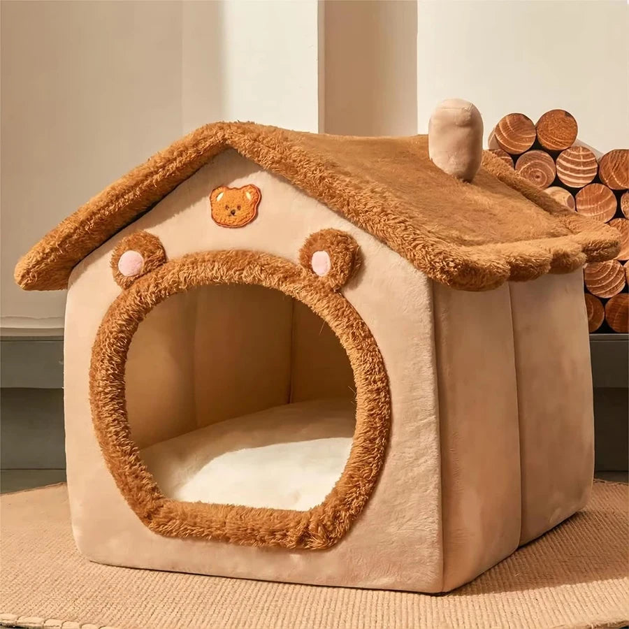 Gemütliches Katzenhaus - Faltbar