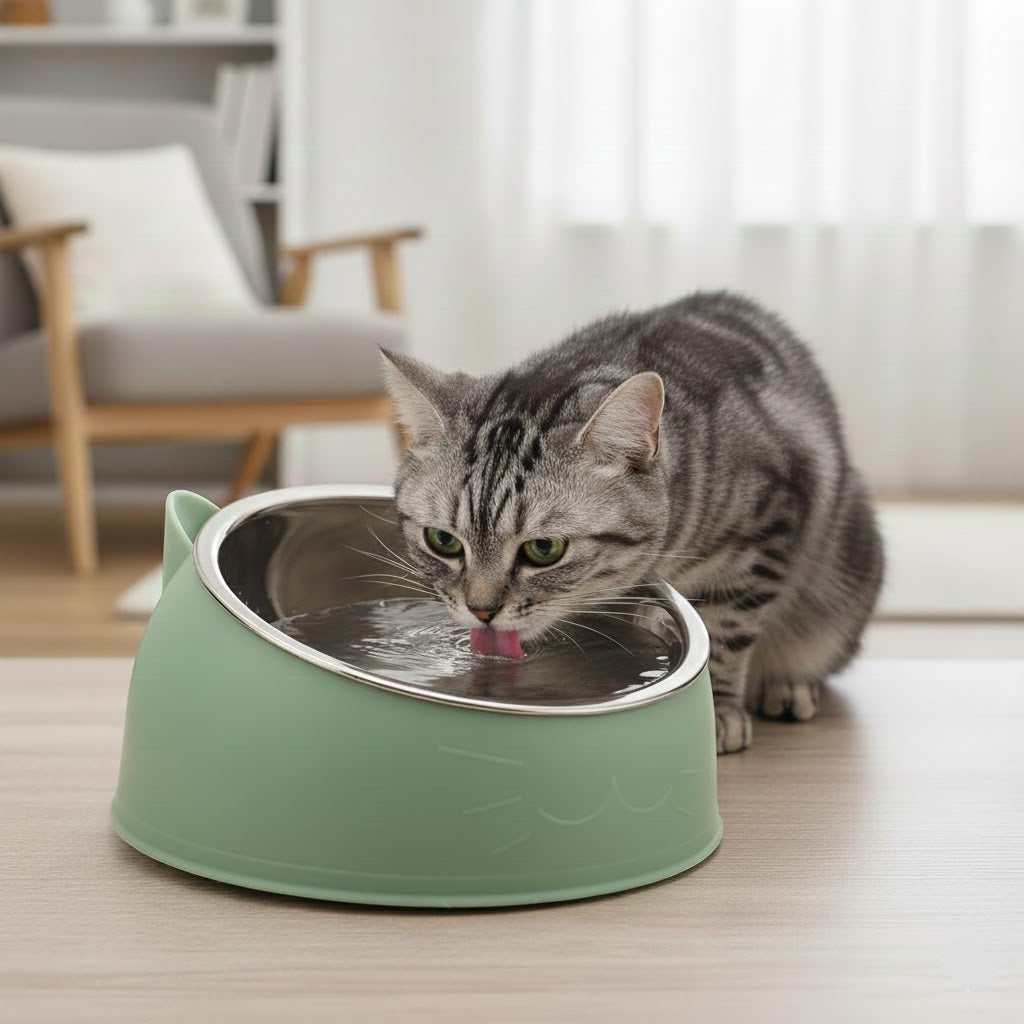 Edelstahl Katzen Trinknapf