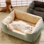 Flauschiges Katzenbett